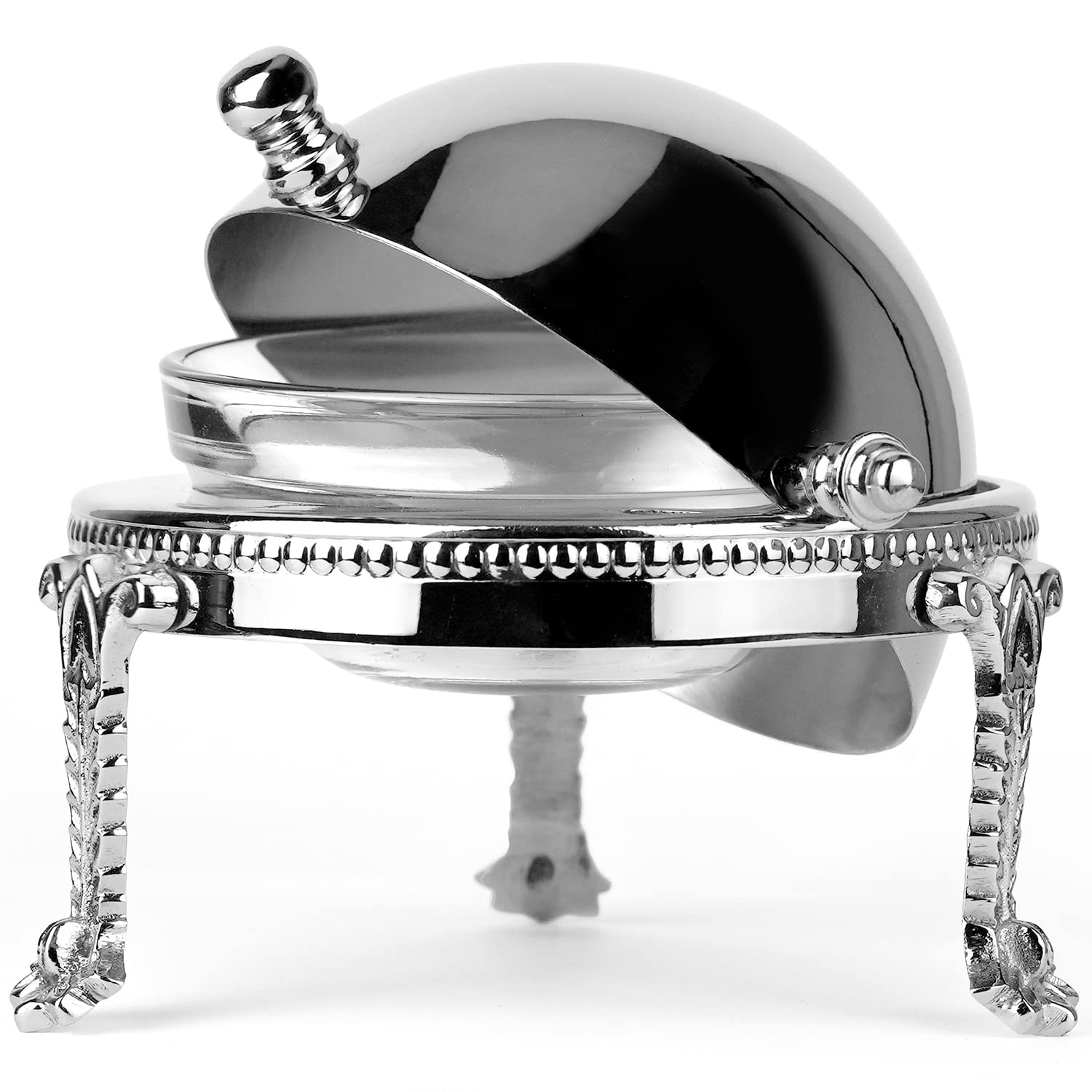 Photo 1 of Silver Plated Dome Shape Caviar Server - 1-4 Servings
