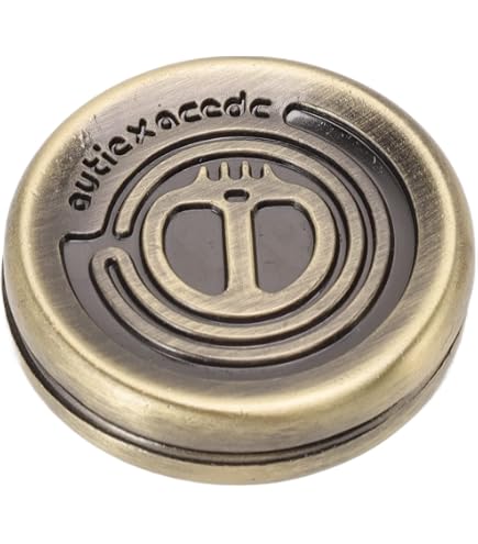 Fidget Slider Magnétique En Métal 3 Couches - Jouet Anti-Stress TDAH, Marteau Pirate, Réduction Anxiété - 4
