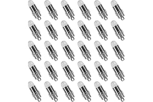 LIHAO 30x Battery Operated LED Party Lights Seasonal Lighting for Balloons Paper Lanterns, Waterproof - Warm White