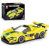 Reobrix 677 McLaren P1 GTR Building Blocks Set, 1:24 Scale Model Cars Building Kit for Display and Collectible, Race Car Buil
