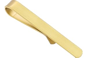 HAWSON Skinny Tie Clip Bar Set, 2 Inch Tie Clip for Men - Wedding, Meeting, Party Gift Set