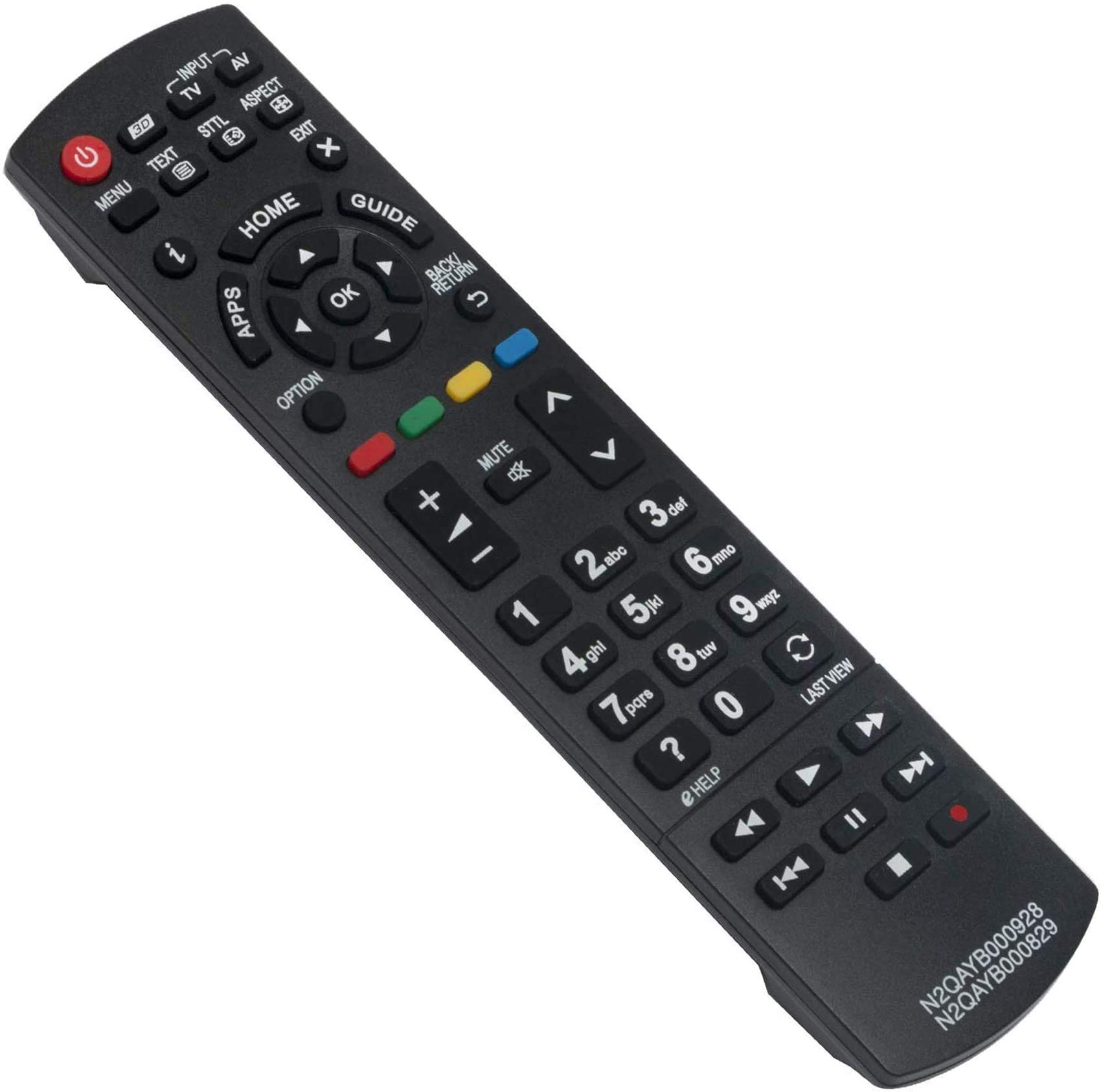 ALLIMITY N2QAYB000928 Remote Control Replaced for Panasonic Vier TV TX-39AST656 TX-39ASW754 TX-39ASX659 TX-47AS740E TX-47AS750E TX-47ASE650 TX-47ASM651 TX-47ASW754 TX-55AS740E