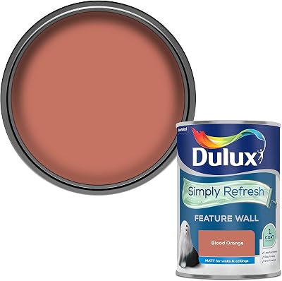 Dulux Simply Refresh Blood Orange Matt Emulsion Paint 1.25L