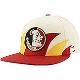 Florida State Seminoles NCAA Officially Licensed Hat Flat Snapback Z11 Retro Sharktooth Team Color