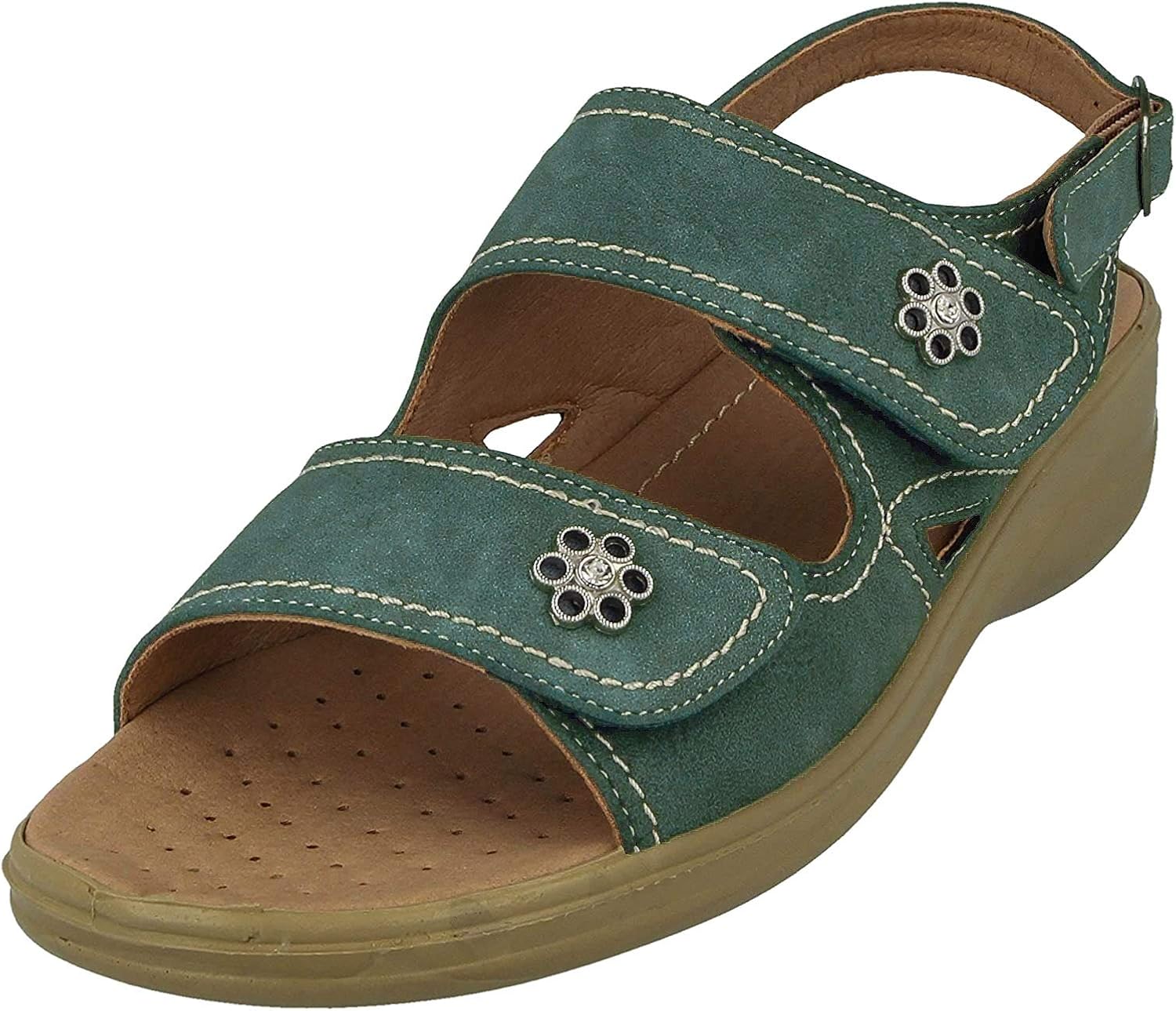 ladies velcro sandals