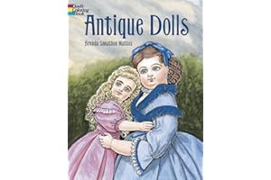 Antique Dolls Coloring Book