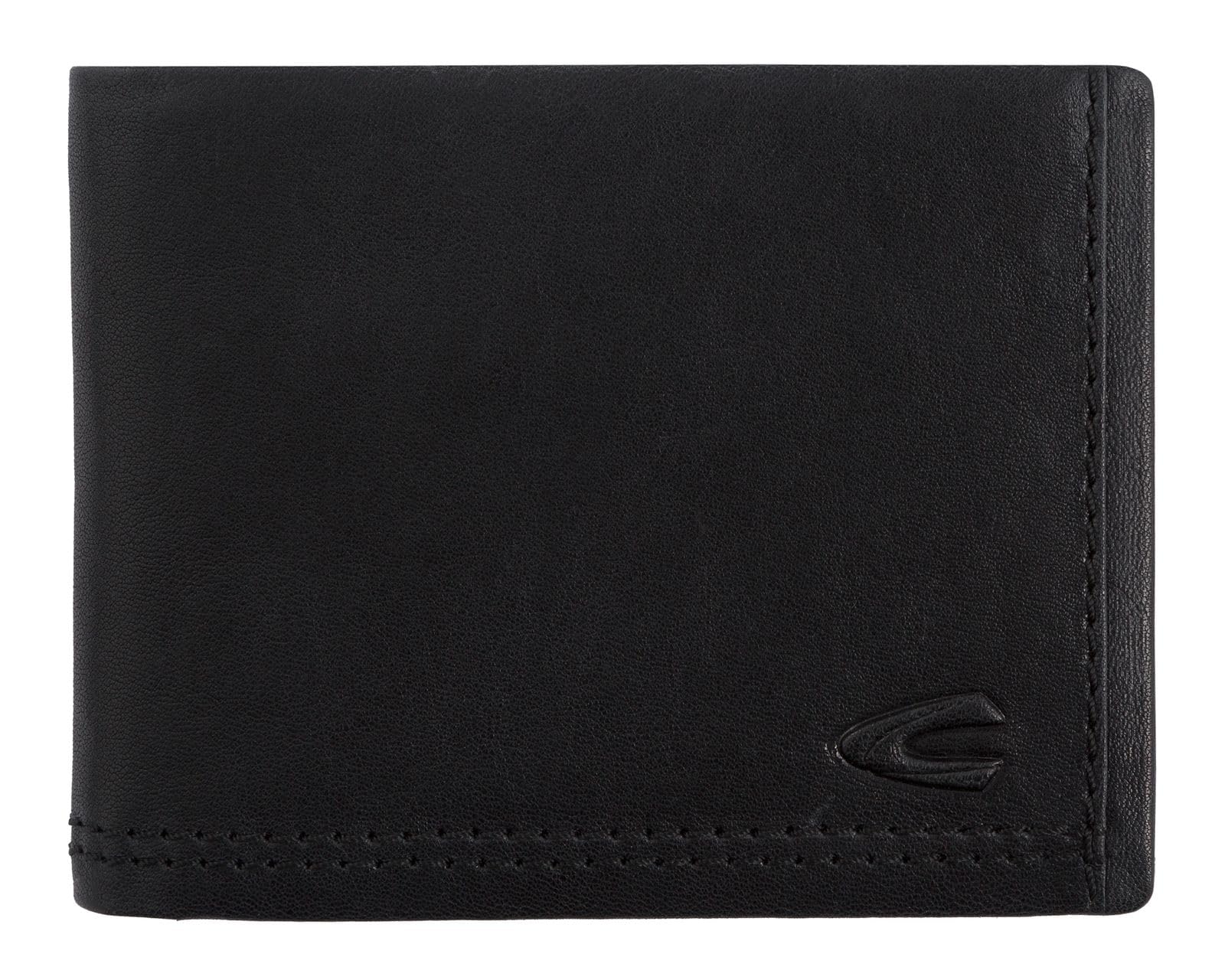 camel active Osaka Coin Pouch, 12 cm, Black (Schwarz)