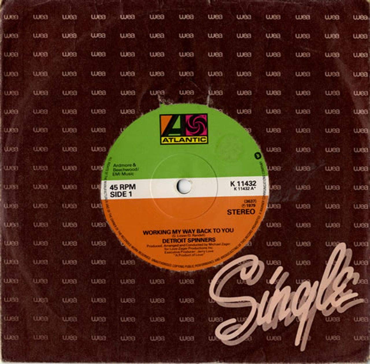 The Detroit Spinners Working My Way Back To You Music