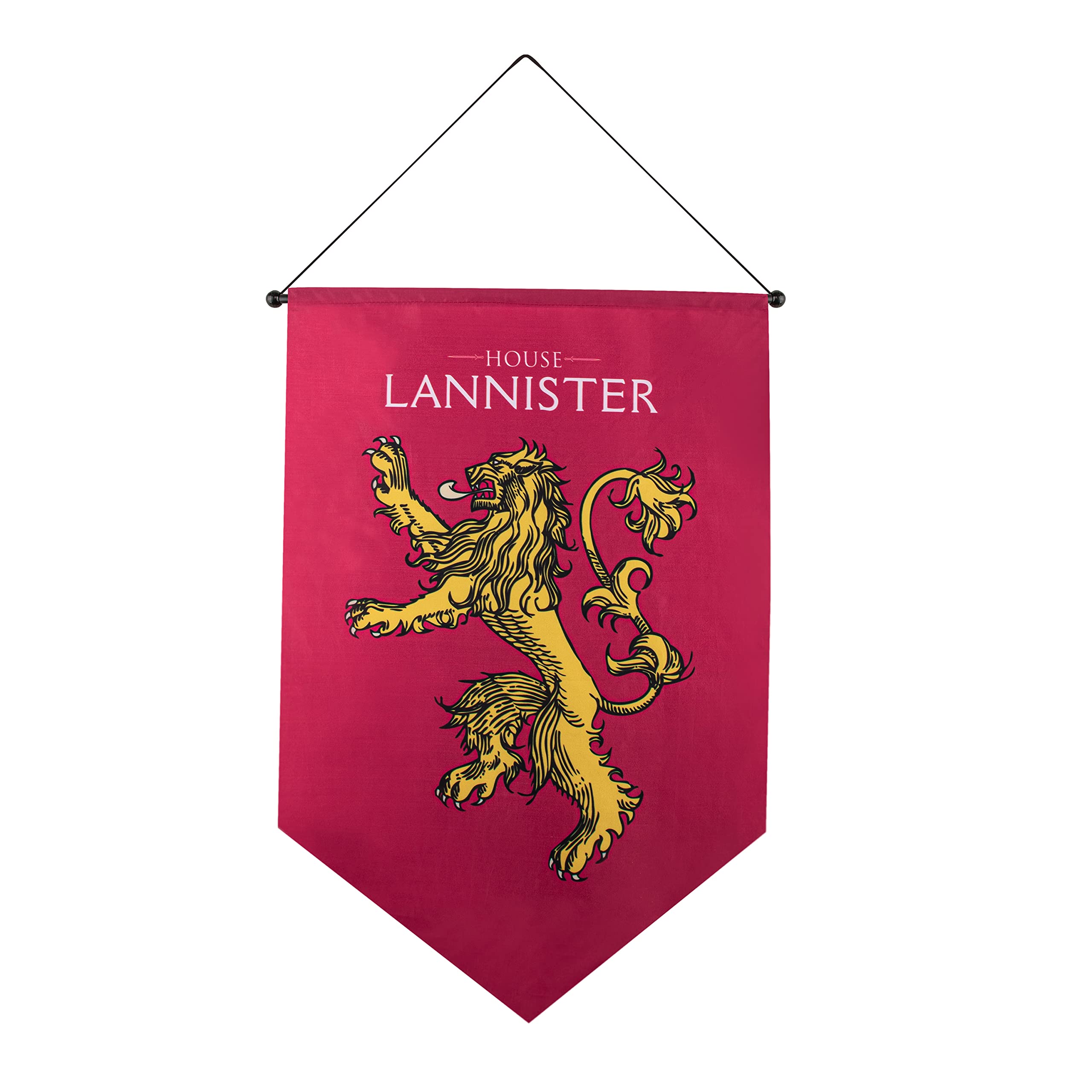 Cinereplicas Game of Thrones Lannister Wall Banner 100 x 55 cm Official Licence, Lannister