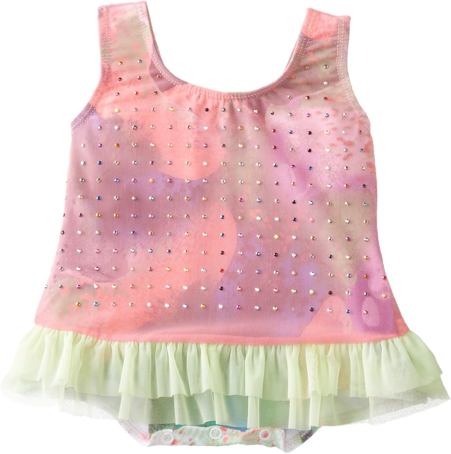 Girls' Swimsuit Blue with Lemons