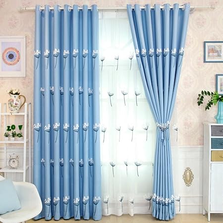 Curtains Stylish Solid Color Curtains Finished Fabric Curtains