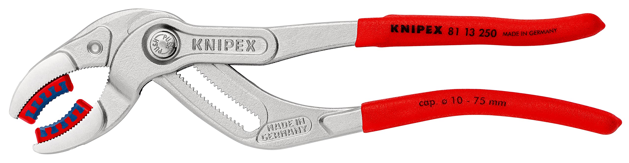 KNIPEX Siphon and Connector Pliers (250 mm) 81 13 250 SB (self-service card/blister)