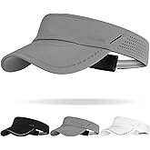 Sukeen Sports Sun Visor Men Women, Reflective Running Visors Lightweight Adjustable Visor Hat for Golf Tennis, Sunglass Slots