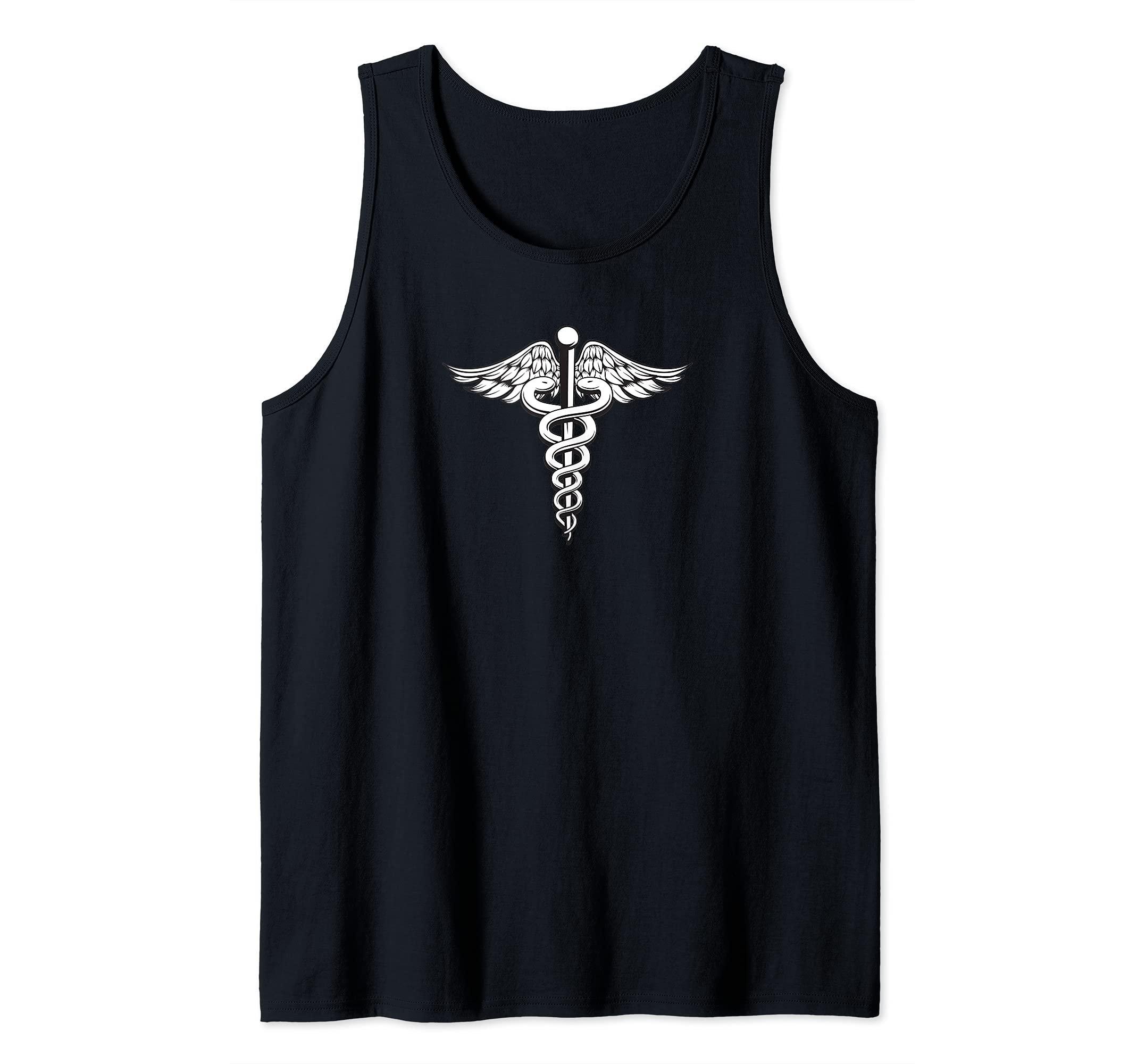 Caduceus Primal Life Energy Symbol of Hermes Mercury Planet Tank Top