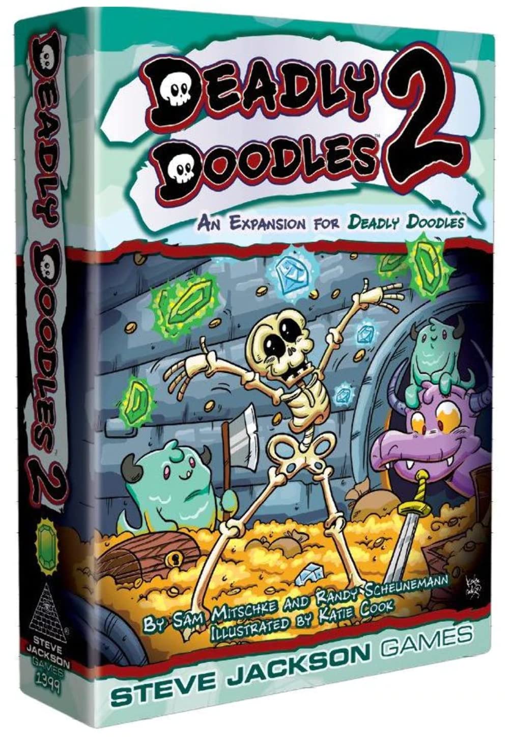 Steve Jackson Games Deadly Doodles 2: 2nd Edition Fantasy Board Game for 12+ Players (1-4 Players)