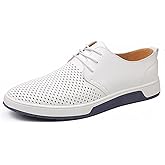 ZZHAP Men's Casual Oxford Shoes Breathable Flat Fashion Sneakers