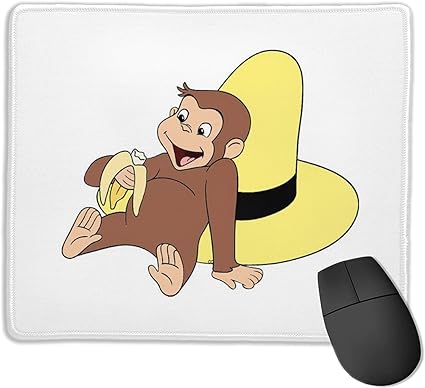Amazon おさるのジョージ マウスパッド ゲーミング デスクマットデスククッショ Danesi 防水 耐久性 清潔しやすい 滑り止めゴム底 オフィス ゲーム用 おしゃれ 可愛い アニメ キャラクター 25 30cm Danesi パソコン 周辺機器 通販