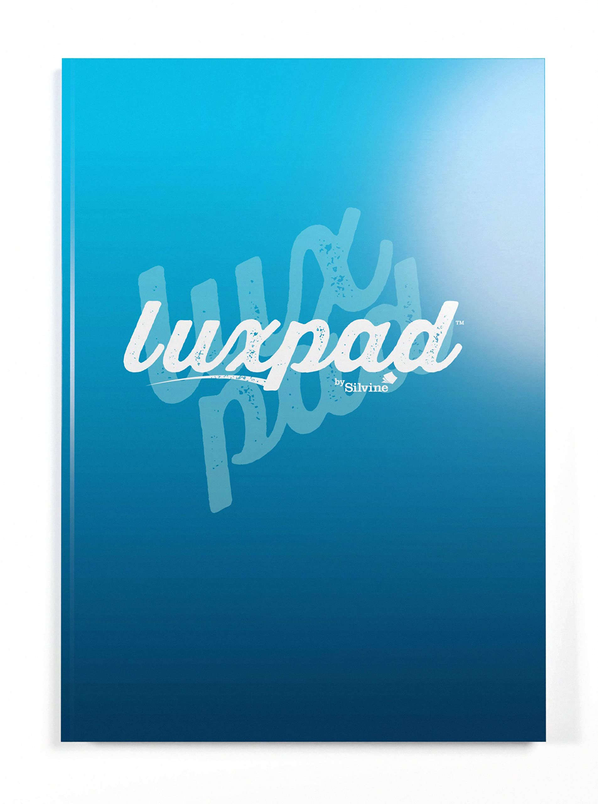 Silvine Luxpad FSC A4 Hardback Casebound Notebook - Lined (160 Pages), Blue (CHBA4)