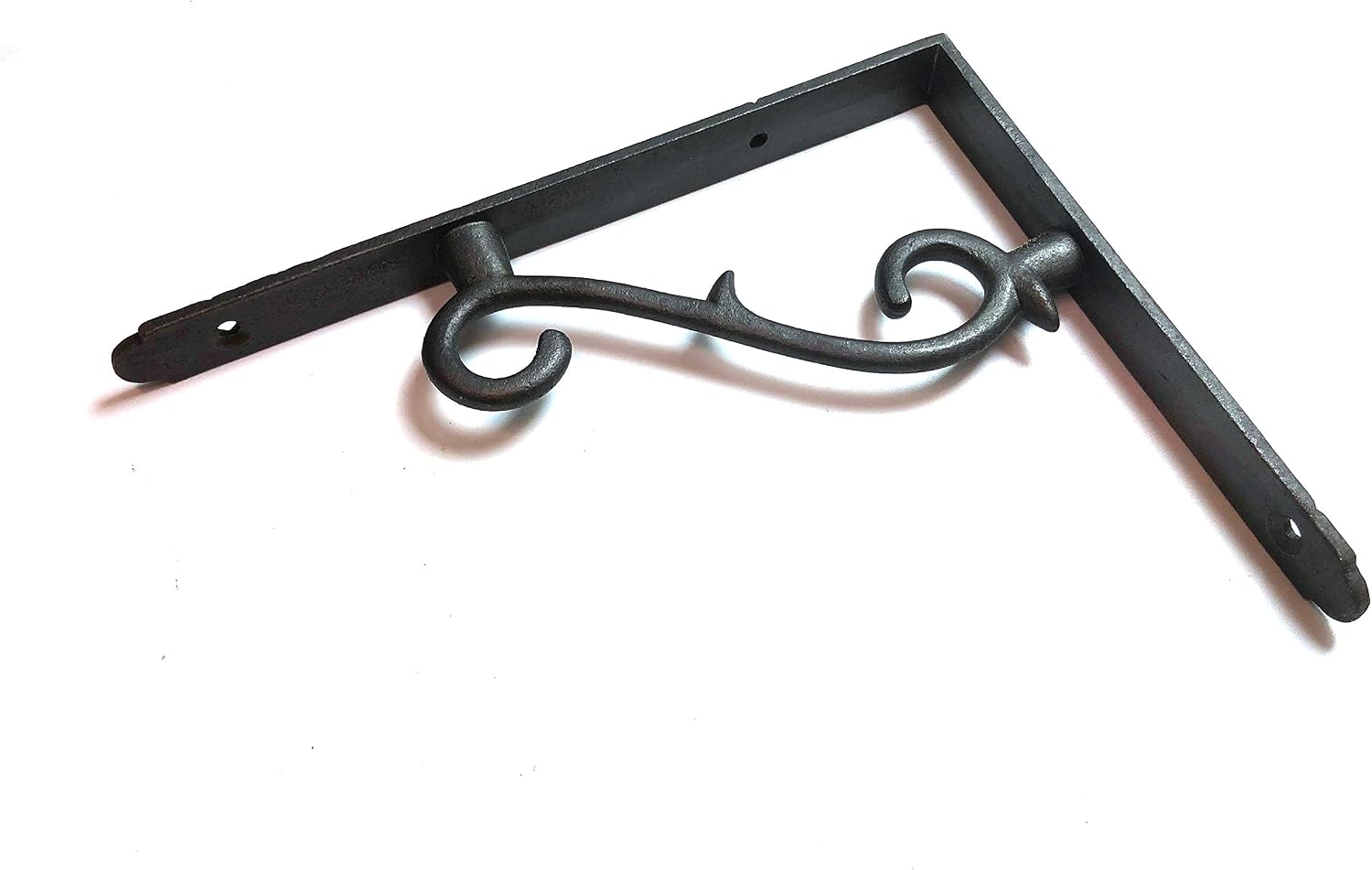 Shelf Bracket Thorn Cast Antique Iron 175mm x 135mm (Pair of Brackets) - Image 4