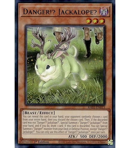 Amazon.com: Yu-Gi-Oh! - Danger!? Jackalope? - CYHO-EN085