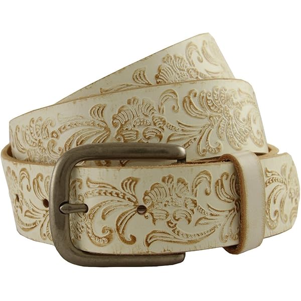 THEAIRTOWN ♥ western belt sk /追跡付 Silver Creek Women's Brown Western Scroll Belt Brown 30 at