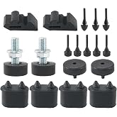Rubber Stopper Kit with Hood Adjusters Stoppers Bumpers Compatible with Chevrolet Chevelle 1967-1972 Camaro 1967-1969 Nova 1968-1974 Impala 1967-1970 EB-P00001