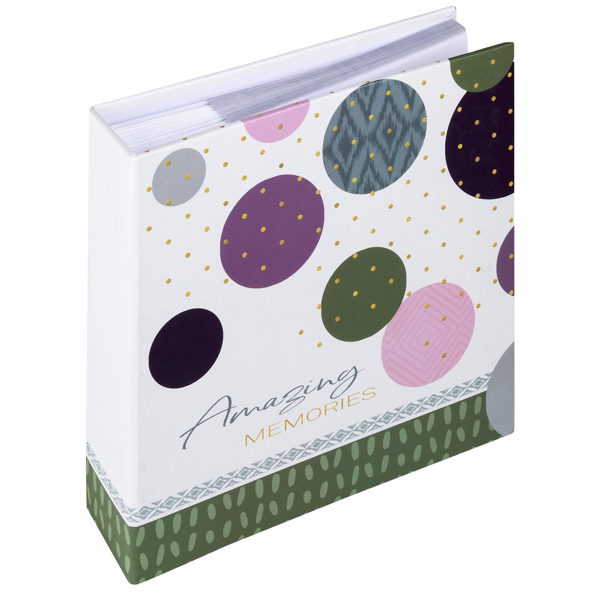 walther design Photo Album Green 200 Photos 10 x 15 cm Memo Album Amazing Memories ME-486-A