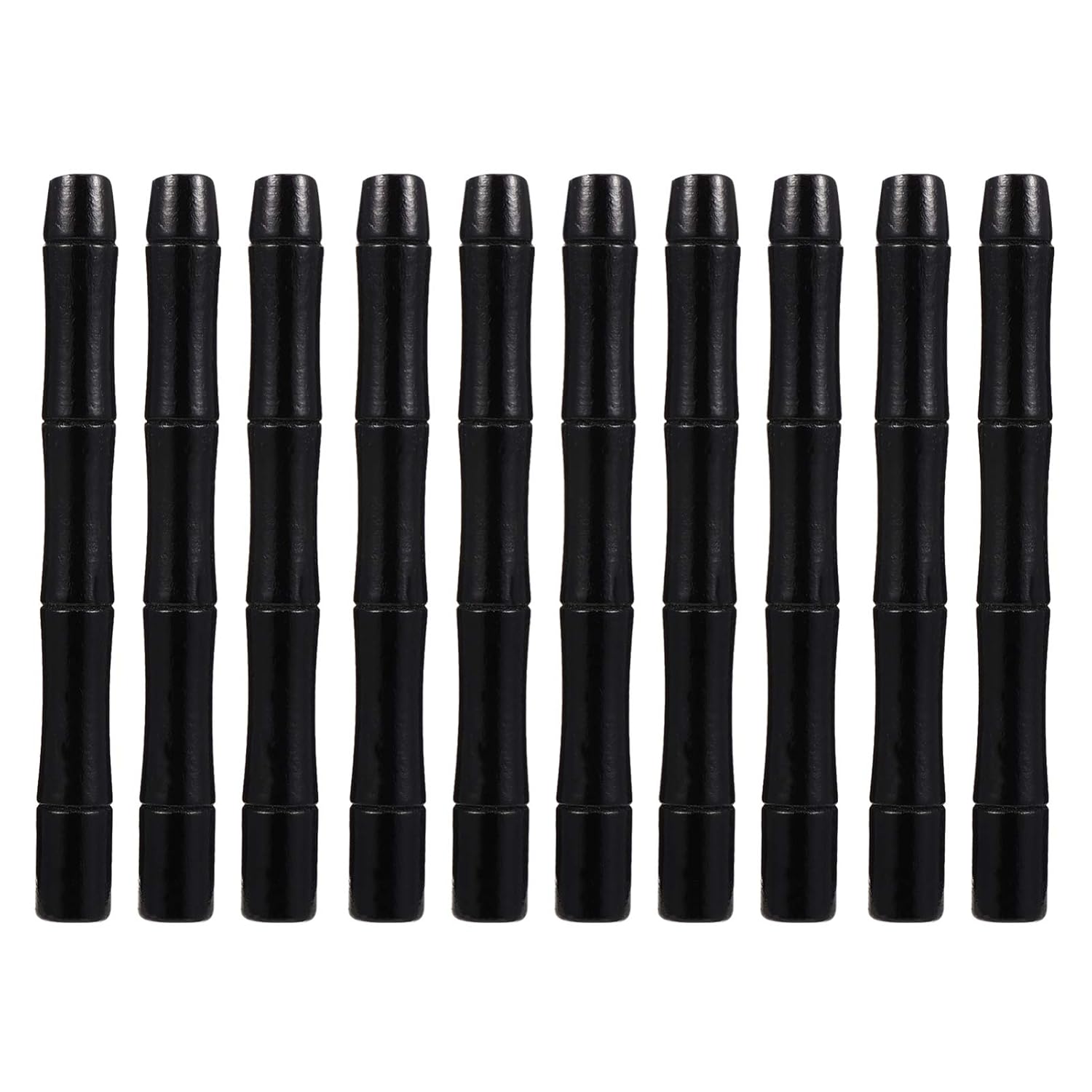 ARTIBETTER 10Pcs Wood Fan Handles Chinese Round Fan Handles Wood Fan