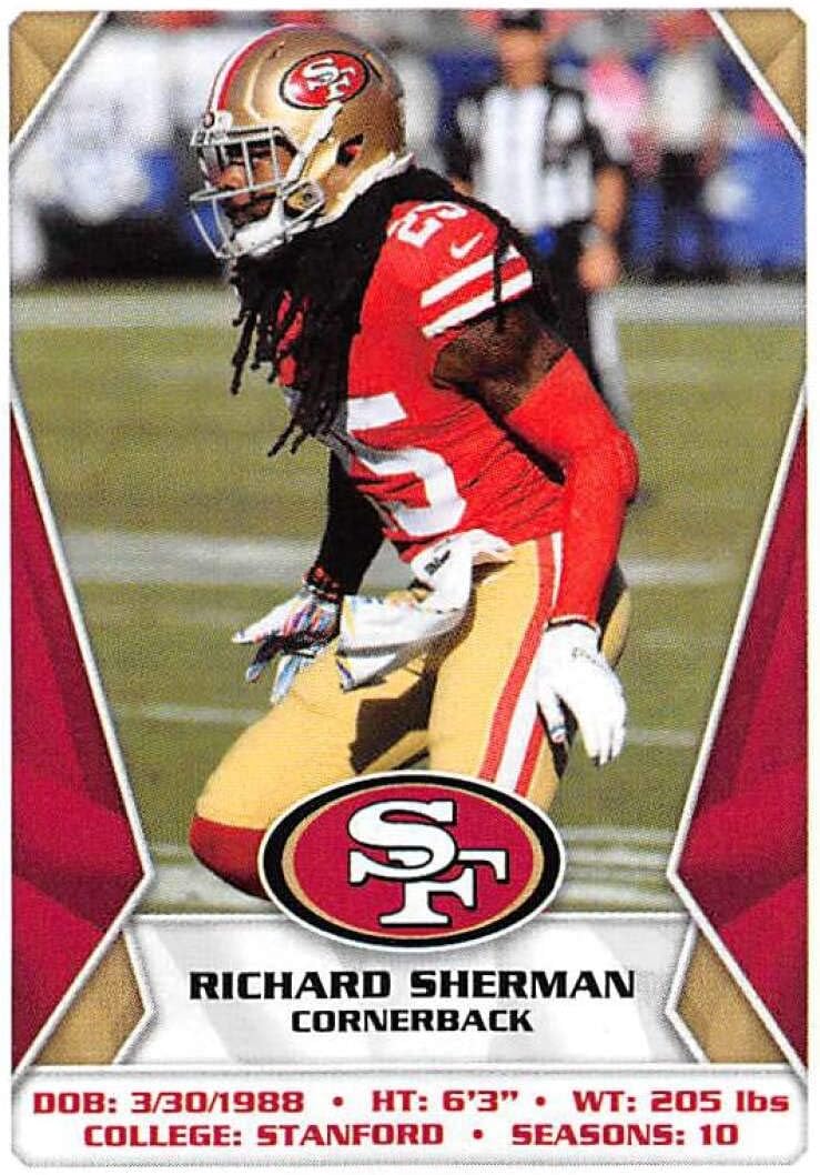 2020 Panini NFL Stickers Football 532 Richard Sherman San