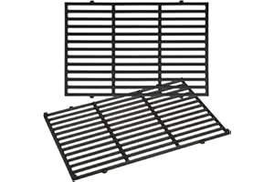 BURLY GRILL 17.5 Inch Grill Grates Replacement for Weber 7638 Weber Spirit Grill Parts I & II 300 Series Spirit E/S 310 E/S 320 E/S 330 SP-320, Spirit 700 Genesis 1000-3500 Genesis Gold Silver Platinum B/C