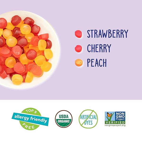 YUMEARTH ORGANIC FRUIT SNACKS, ASSORTED, 5 OZ