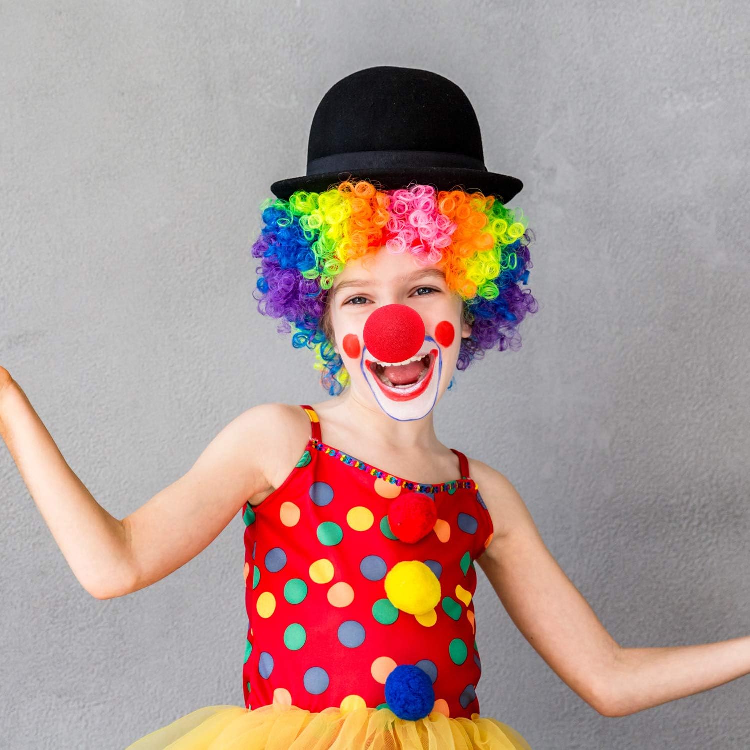 60 Pieces Red Clown Noses Cosplay Noses Foam Circus Noses for Halloween Christmas Carnival Costume Party Dress Up - Image 5