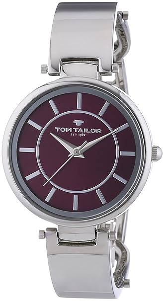 TOM TAILOR Damen-Armbanduhr Analog Quarz Edelstahl 5412903