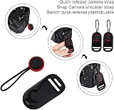 Chstarina 4 Pack Camera Strap Quick Release Buckles for Neck Shoulder Straps view 3