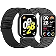 Tiptops Bands Compatible with Redmi Watch 4 /Xiaomi Mi Smart Band 8 Pro/Xiaomi Smart Band 9 Pro Replacement Strap for Women Men, 2 Pack