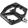 ROCKBROS Mountain Bike Pedals Flat MTB Pedals Nylon Fiber Bicycle Platform Pedals for Road Mountain BMX MTB Bikes