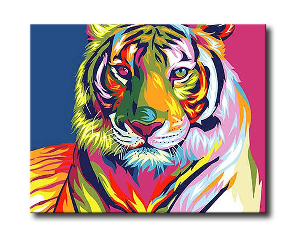 Shukqueen Paint by Number, DIY Oil Painting for Adults, Beginner's, 16X20 Inch, Frameless