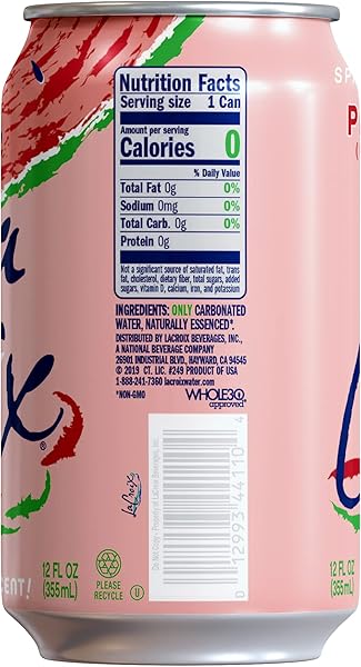 LACROIX SPARKLING WATER, PASTEQUE (WATERMELON), 12 FL OZ (PACK OF 8)