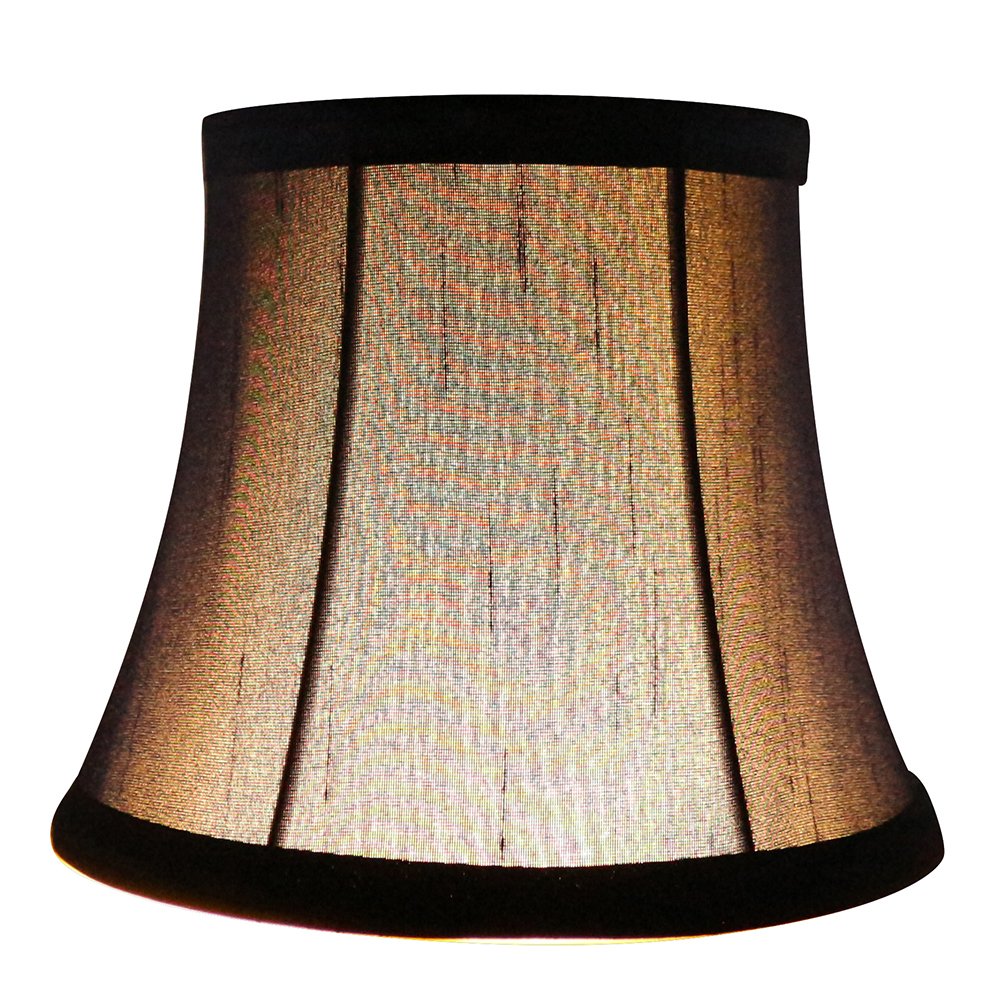 Meriville Set of 6 Blue Faux Silk Clip On Chandelier Lamp Shades, 4inch by eBay