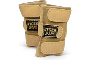 Tiger Paw Authentic Gymnastics Wrist Supports (Sold in Pairs) - Original Competition-Grade Gymnastics Wrist Guards, Wrist Support Braces, Adjustable, Made in USA Hand Wraps
