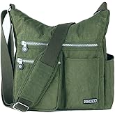 MHCNLL Crossbody Bag with Anti Theft RFID Pocket - Women Lightweight Water-Resistant Purse