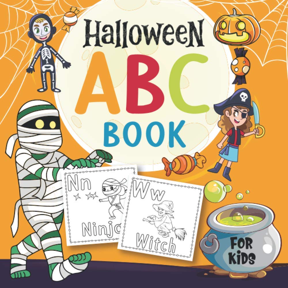 Halloween Abc Book for kids: Fun Coloring Books for Toddlers ...