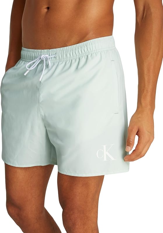 Uomo Pantaloncino da Bagno Medium Drawstring con Coulisse, Grigio (Moonlight Jade), 6XL
