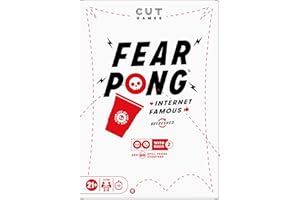 Fear Pong Adult Party Game by Cut | Internet Famous Extreme Pong Game with Wild Dares | Ages 21+ | 2-8 Players | 30 Mins.