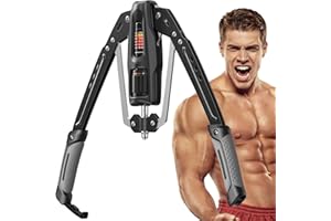 Merach Twister Arm Exerciser, 22-440lb Hydraulic Power, Adjustable Home Chest Expander, Shoulder Muscle Training Fitness Equipment, Arm Enhanced Exercise Strengthener