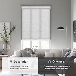 Boolegon Light Filtering Roller Shades for