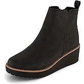 CUSHIONAIRE Women's Ilena wedge boot +Memory Foam, Wide Widths Available