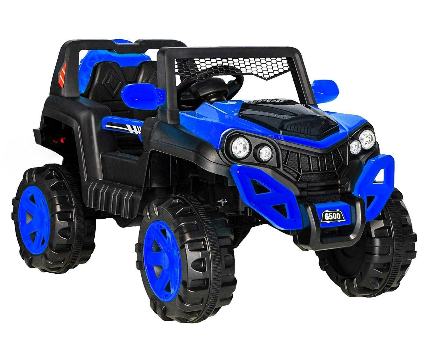 blue kids jeep