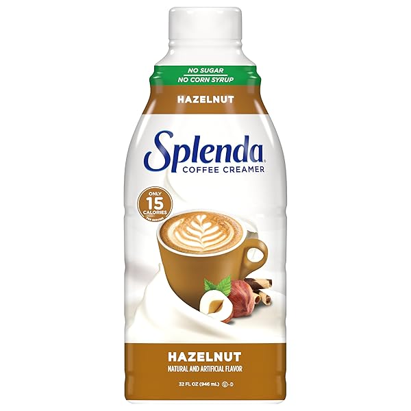 SPLENDA SUGAR FREE HAZELNUT COFFEE CREAMER, 32 FL OZ.