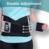 The Restored Back Support Belt Lumbar Lower Back Pain Relief Men Women view 5